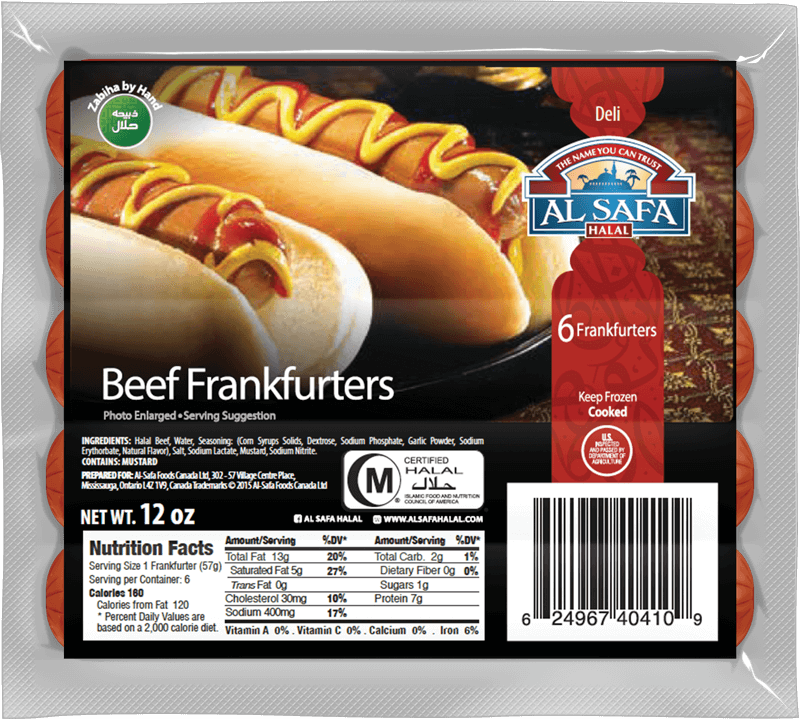 Beef Frankfurters - Click Image to Close